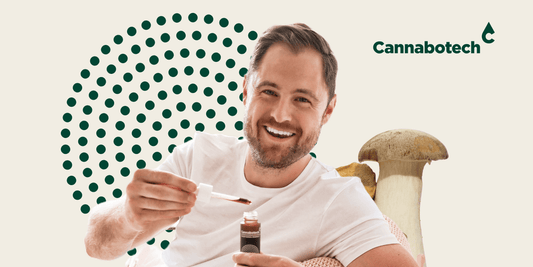 Functional Mushrooms & Mushroom Supplements, taken by a man