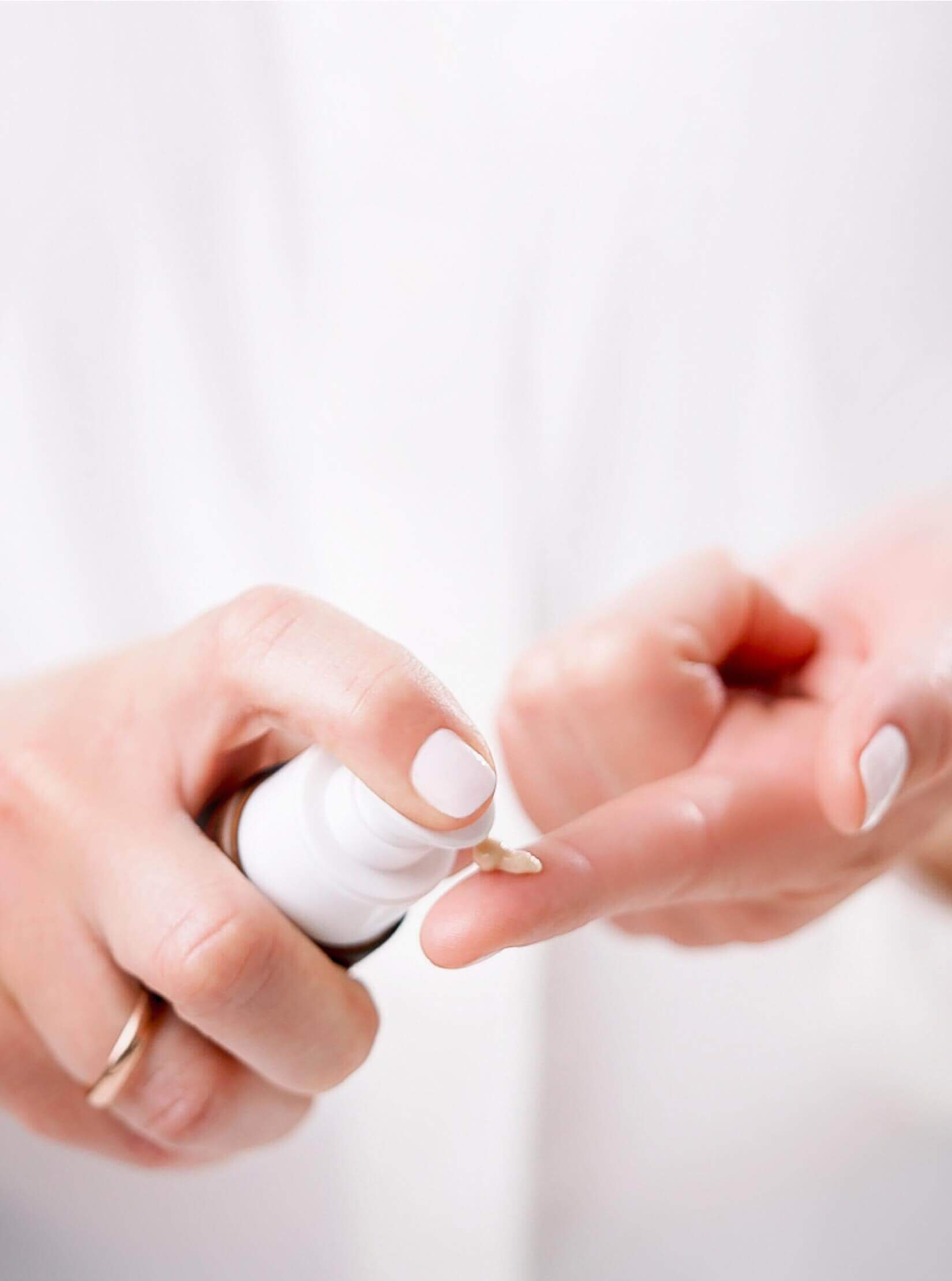 Eye Cream | CBD Eye Cream being applied